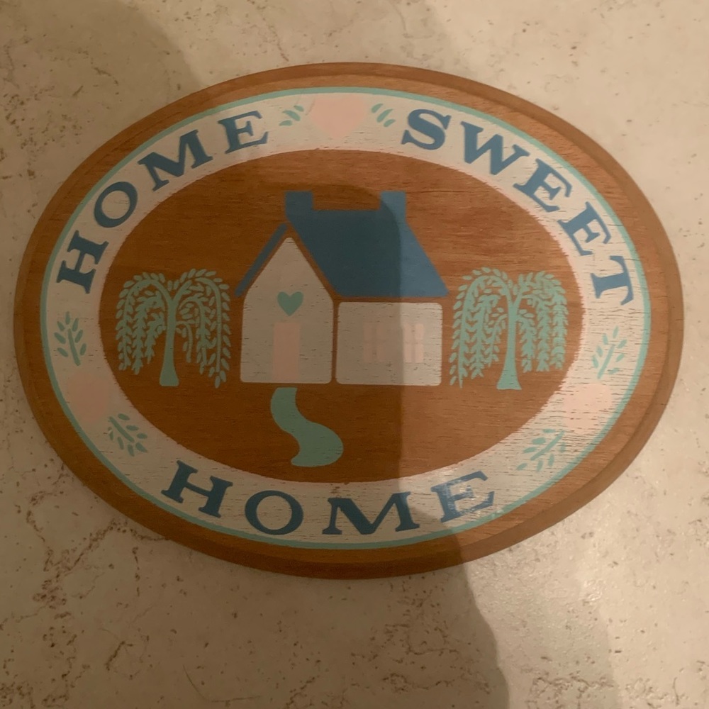 Handmade home sweet home sign